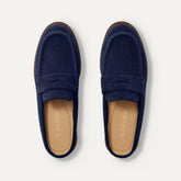 The Penny Loafer Mule - ReVelvet™ Navy