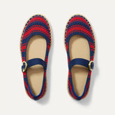 The Espadrille Mary Jane - Cherry Tide