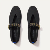 The Max Buckle Mary Jane - Black