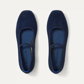 The Max Square Mary Jane - ReVelvet™ Navy