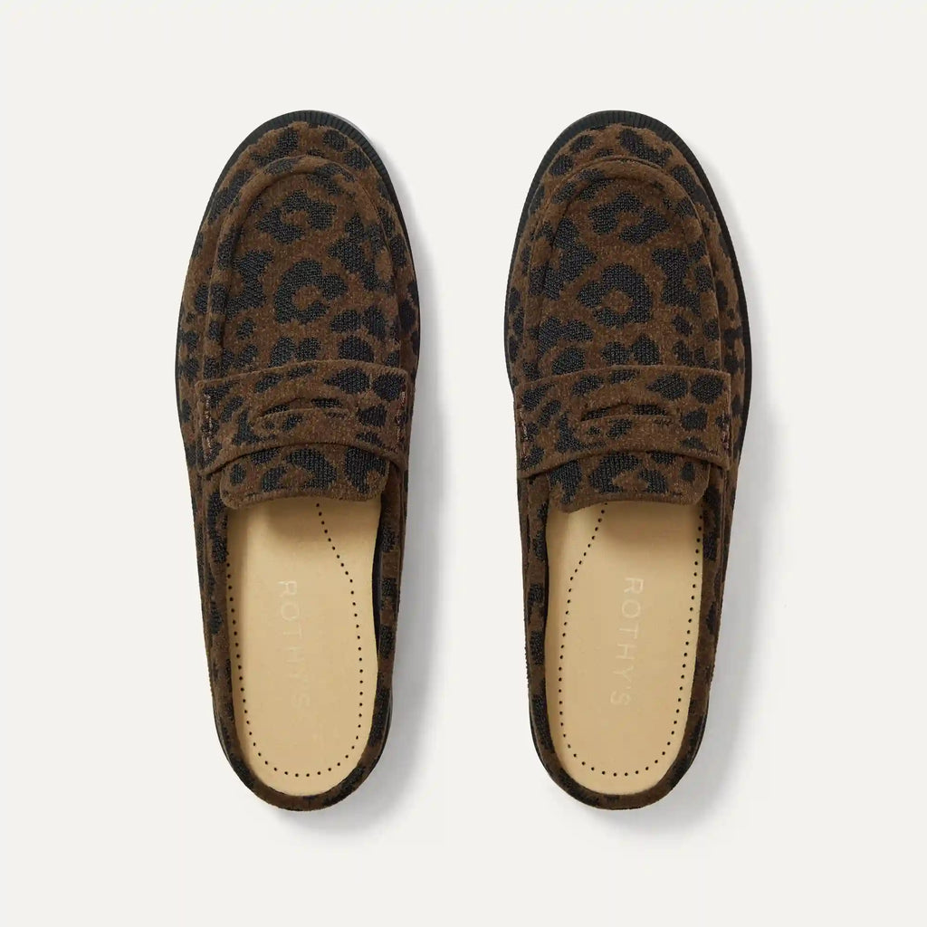 The Penny Loafer Mule - ReVelvet™ Cheetah