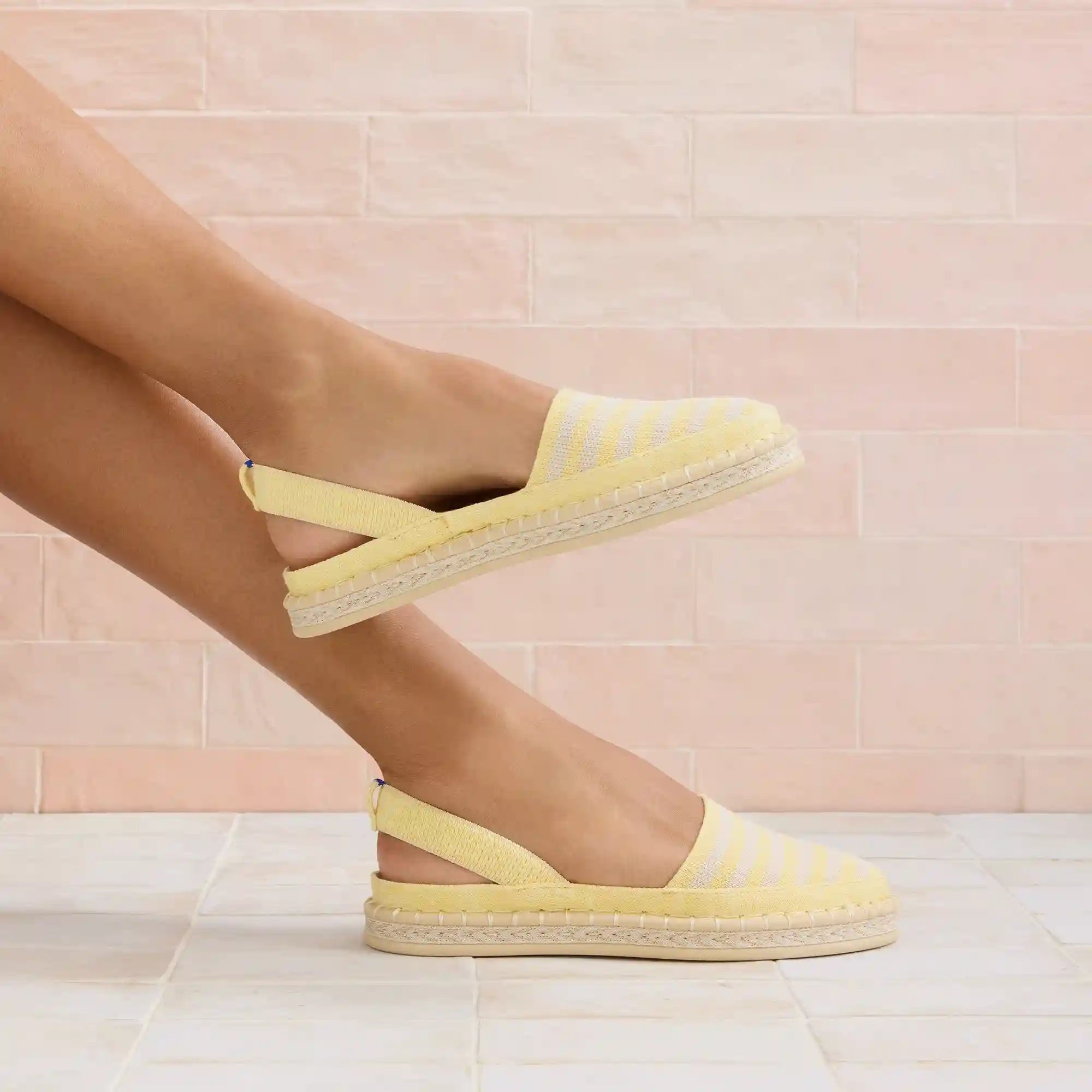 The D'Orsay Espadrille - Sunshine Stripe