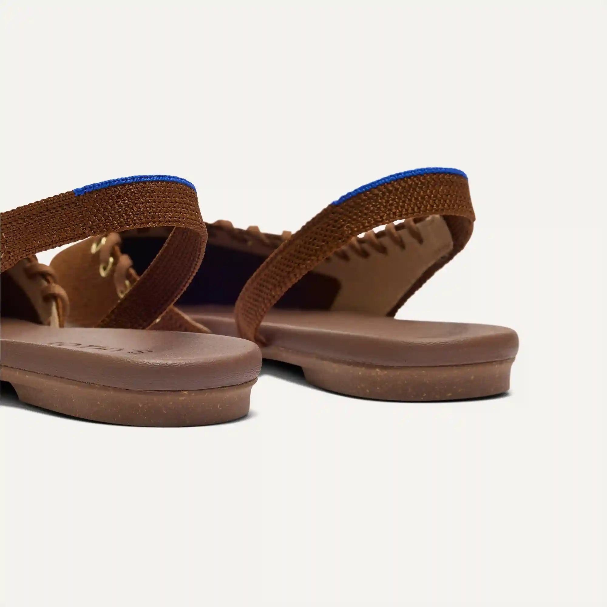 The Almond Slingback - Eyelet Russet