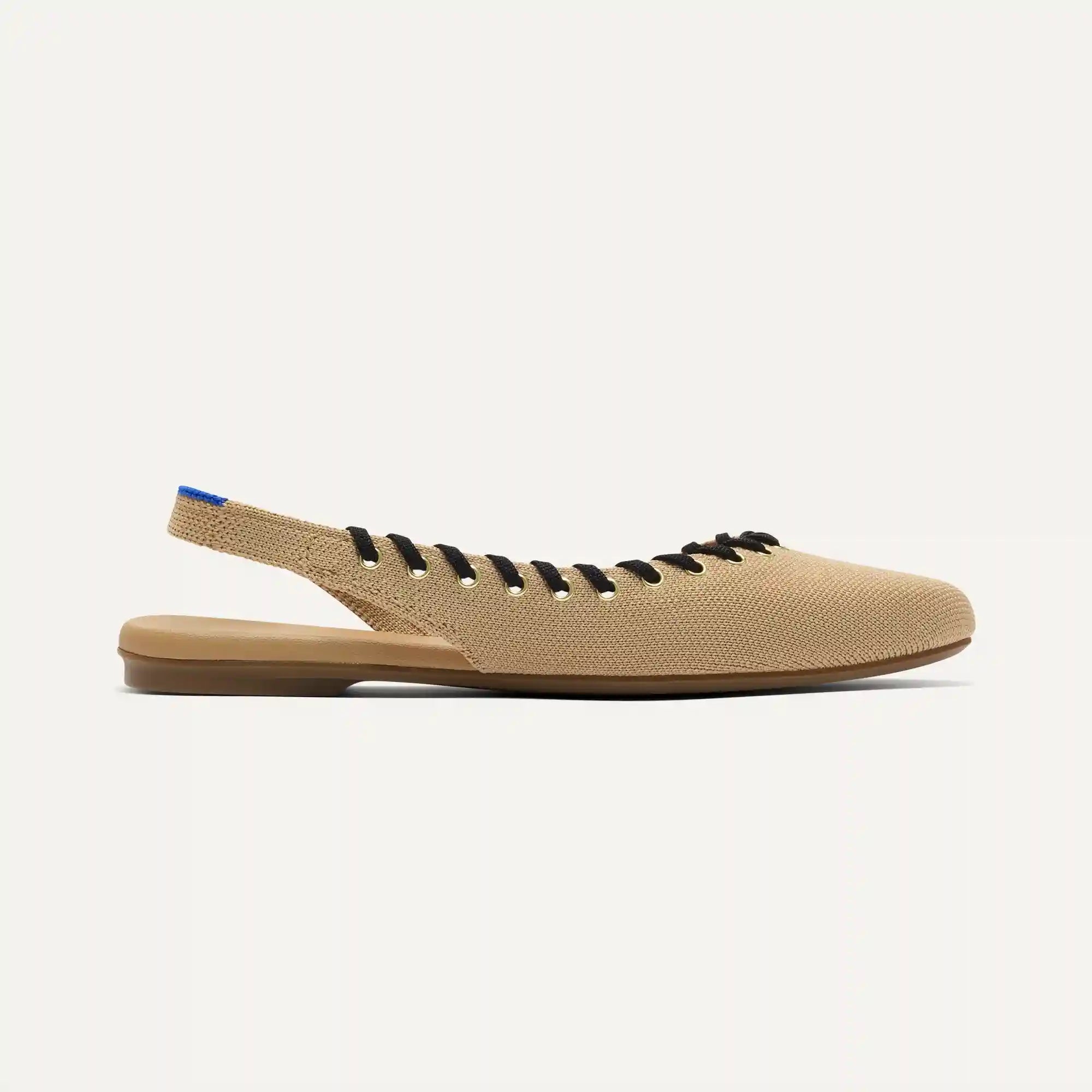 The Almond Slingback - Eyelet Frappe