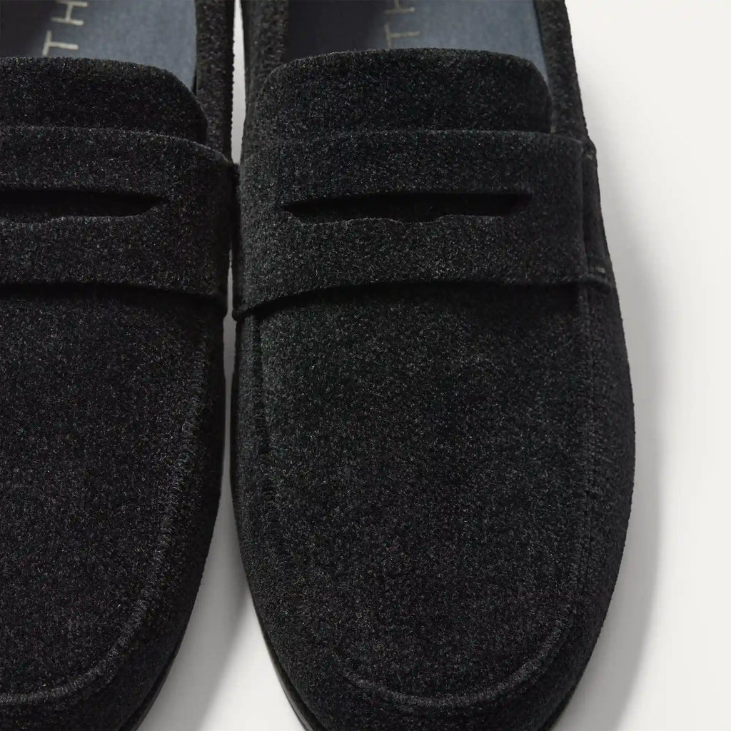 The Ravello Penny Loafer - ReVelvet™ Black