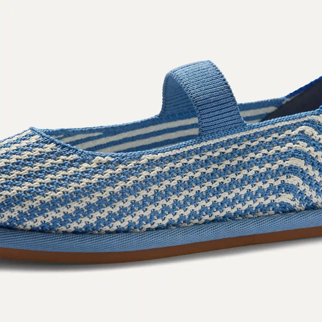The Mini Mary Jane (for Kids) - Blueberry Stripe