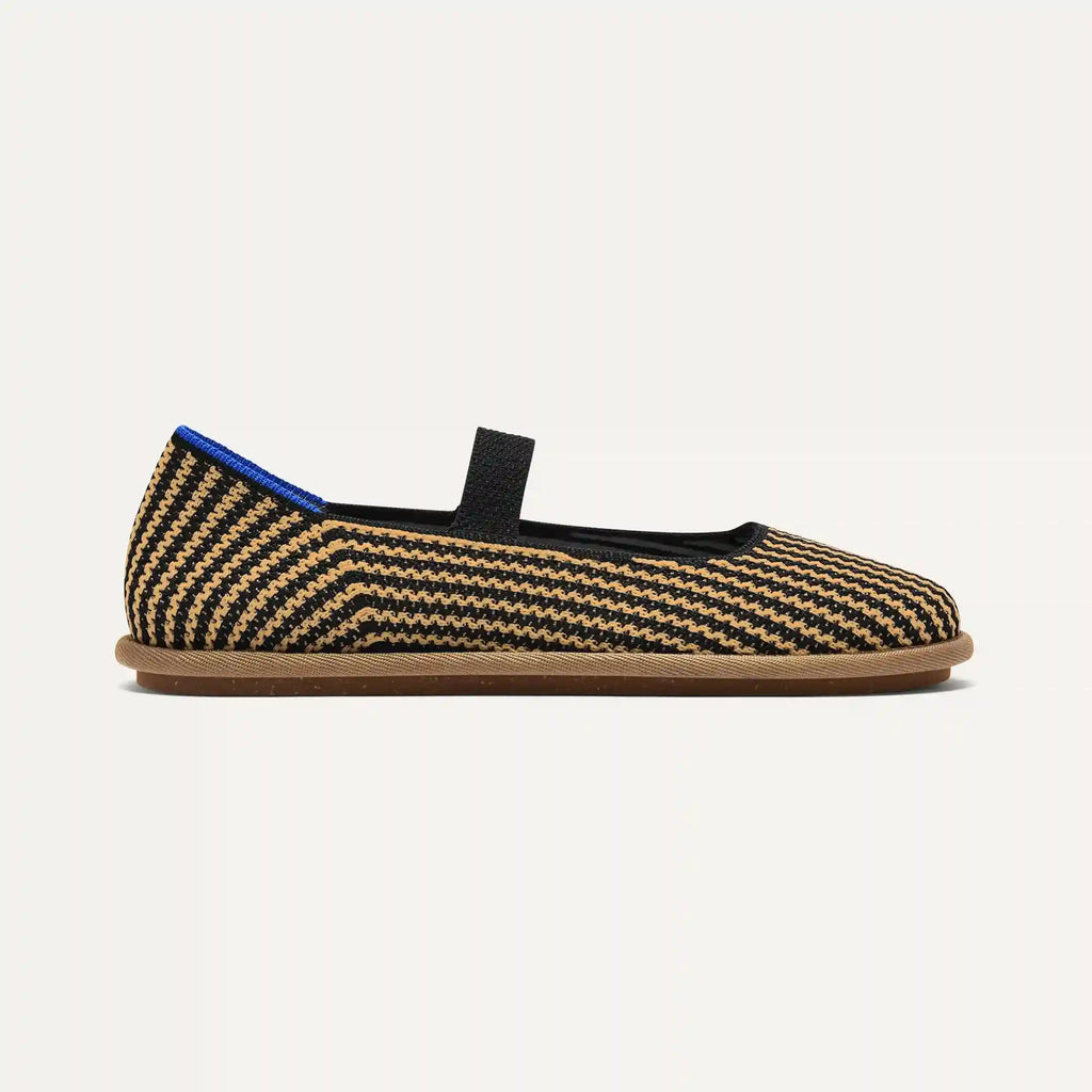 The Cruiser Mary Jane - Toffee Stripe