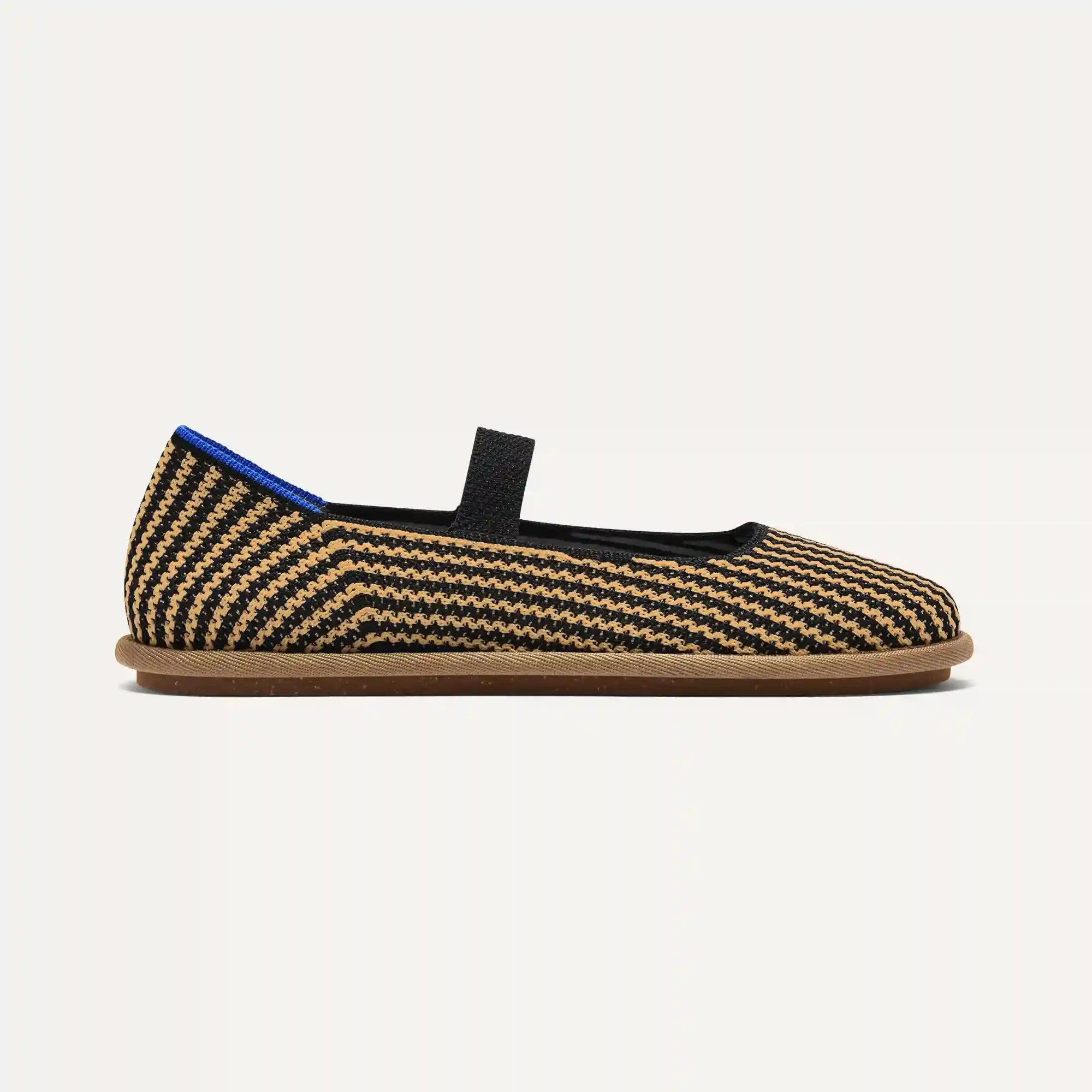 The Cruiser Mary Jane - Toffee Stripe