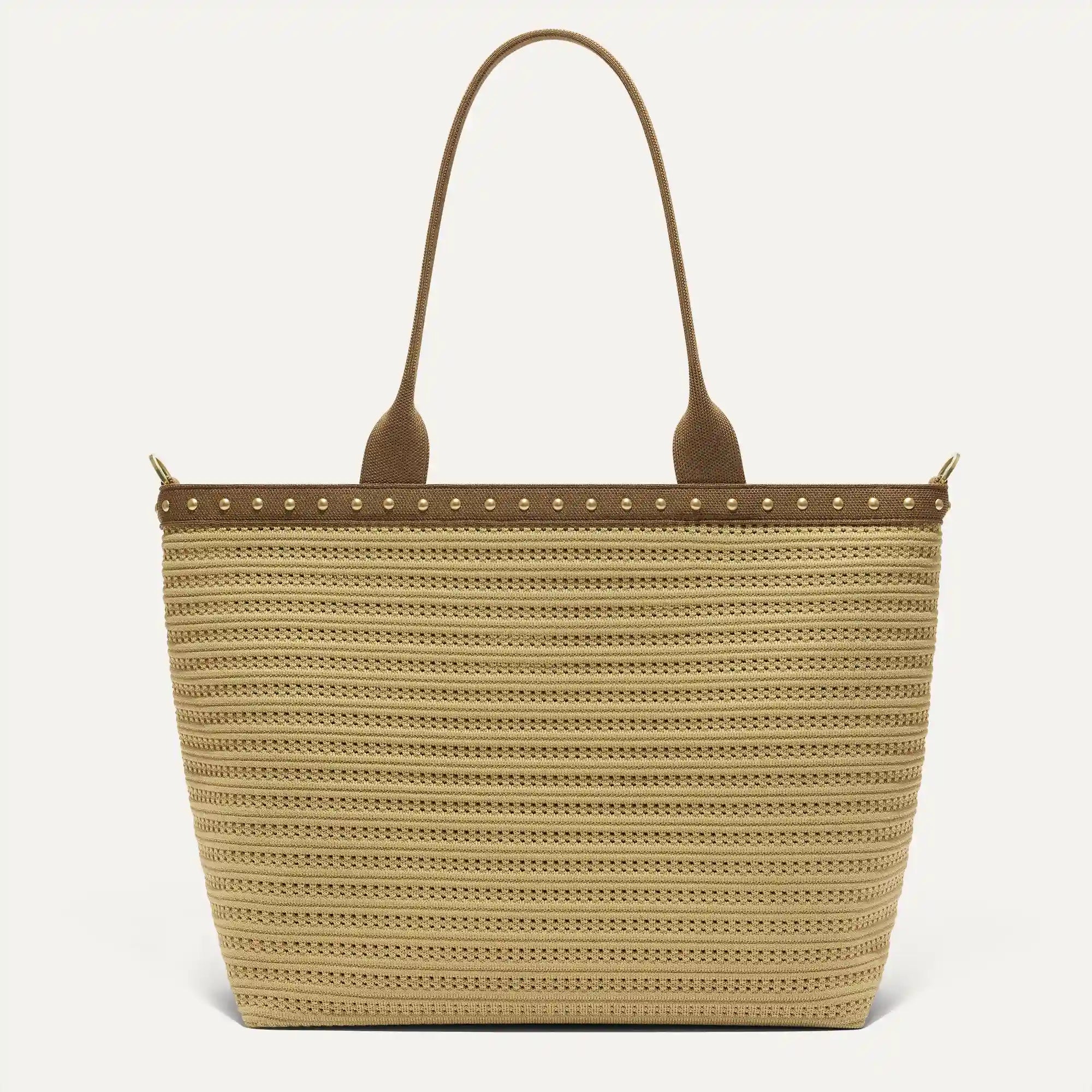 The Lightweight Zip Tote - Brown Butter Crochet