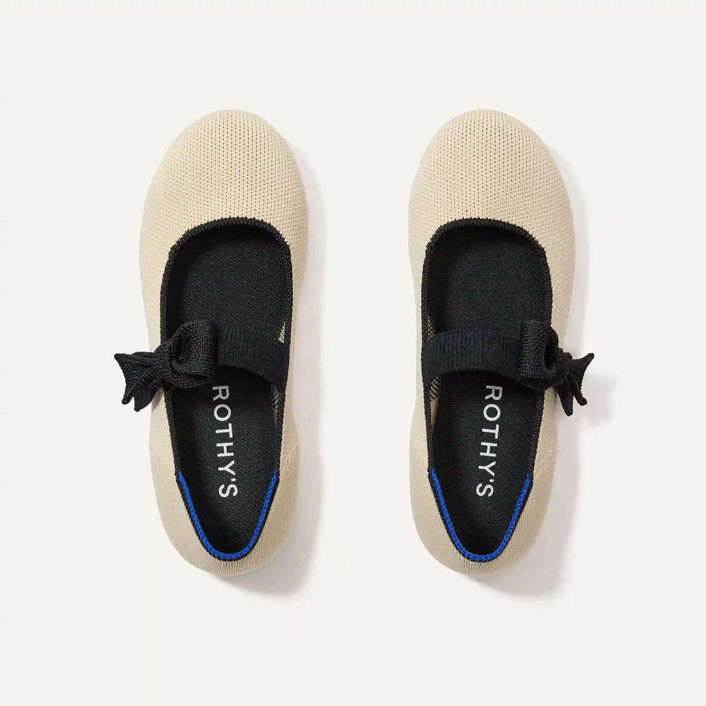 The Kids Tux Bow Mary Jane - Ivory