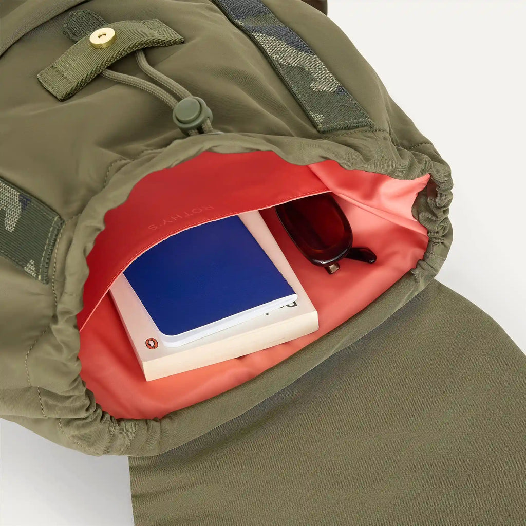 The Travel Cinch Backpack - Forest