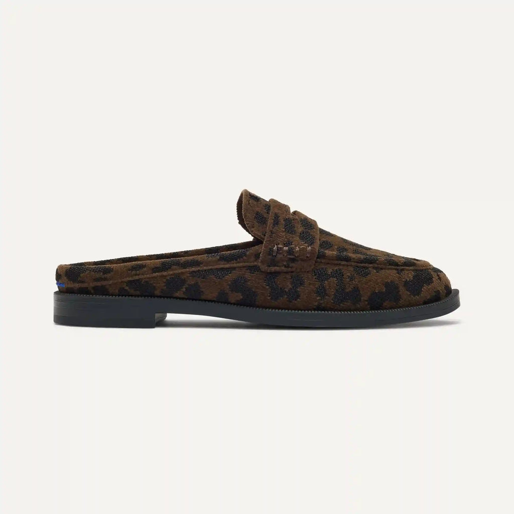 The Penny Loafer Mule - ReVelvet™ Cheetah
