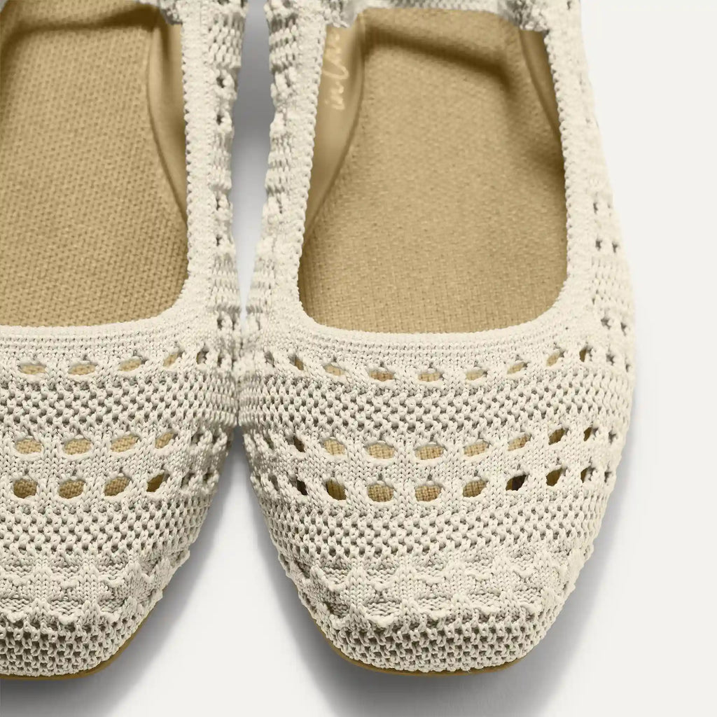 The Max Square Mary Jane - Sandy Crochet