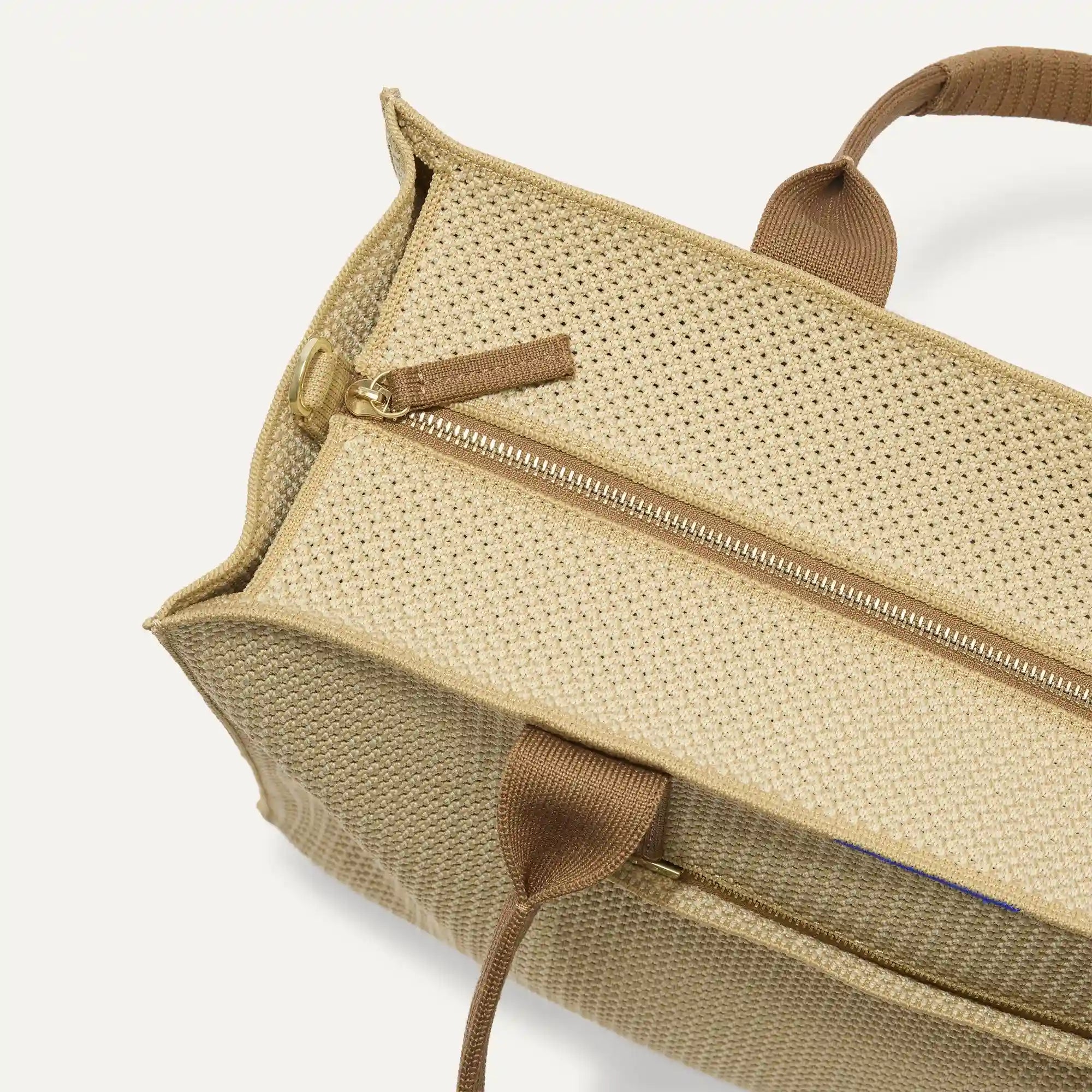 The Classic Tote - Macadamia Open-Knit