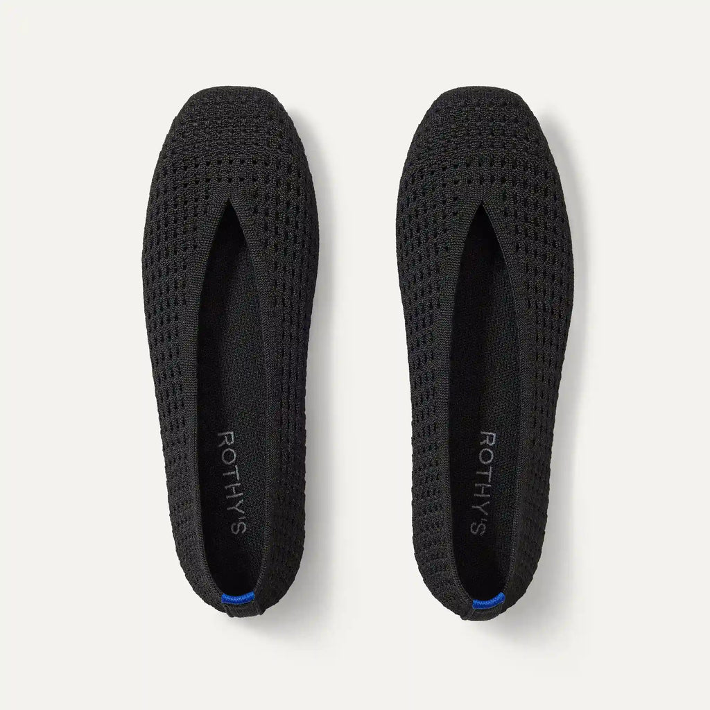 The Max Square Ballerina - Black Mesh