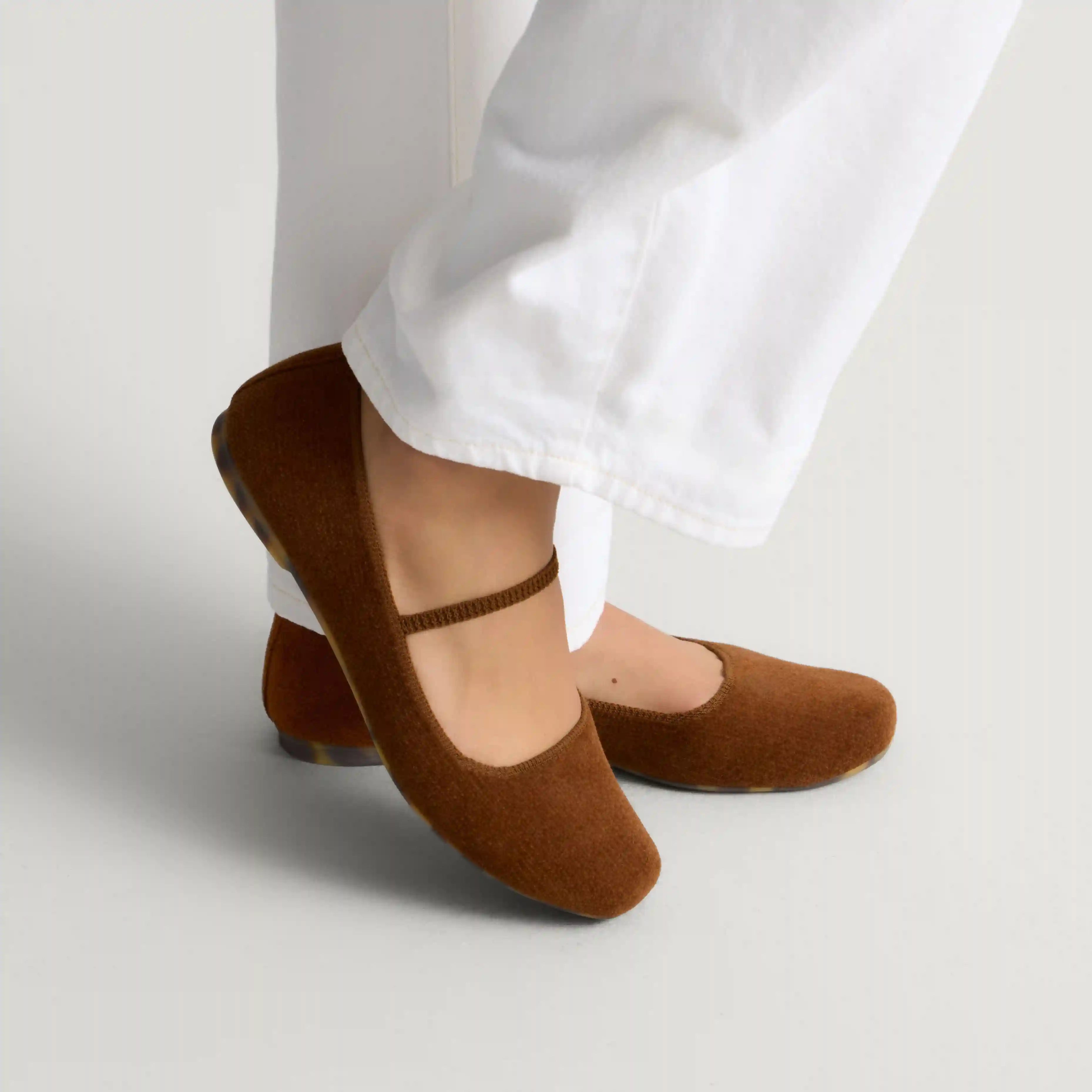 The Max Square Mary Jane - ReVelvet™ Russet