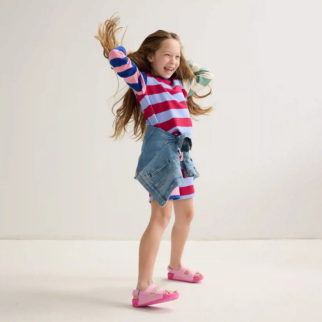 The Kids Double Strap Sandal - Tutu