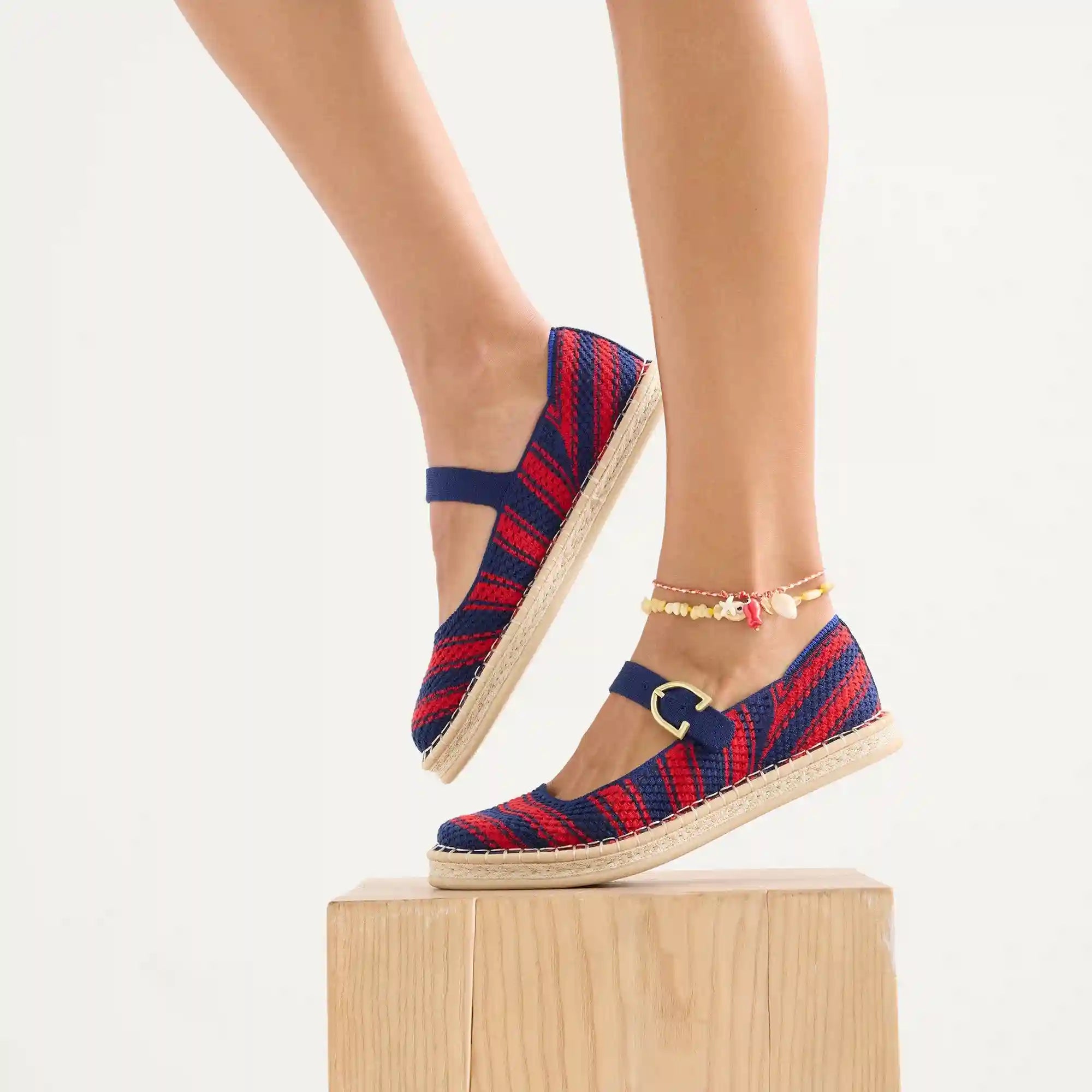 The Espadrille Mary Jane - Cherry Tide