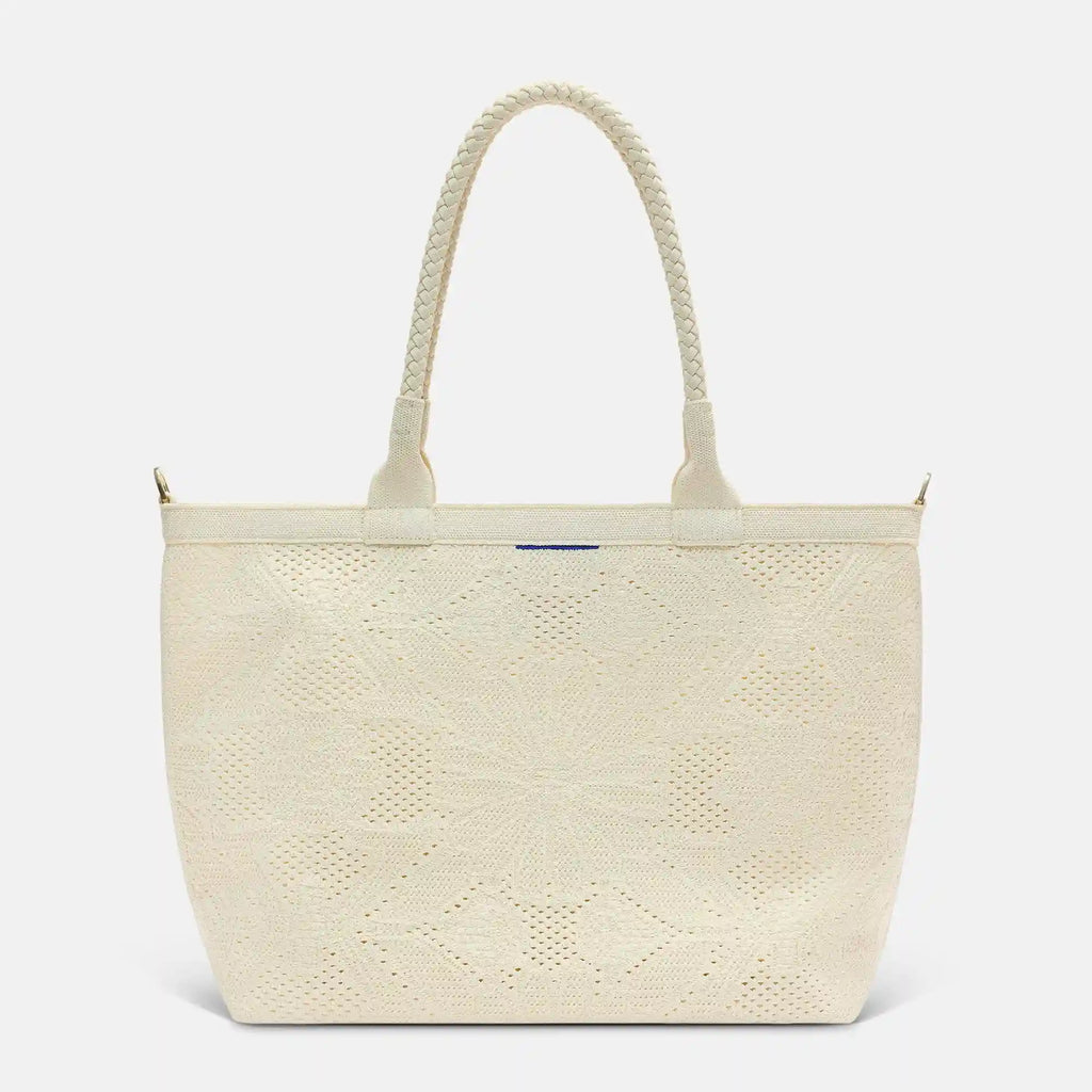 The Lightweight Zip Tote - Moonflower