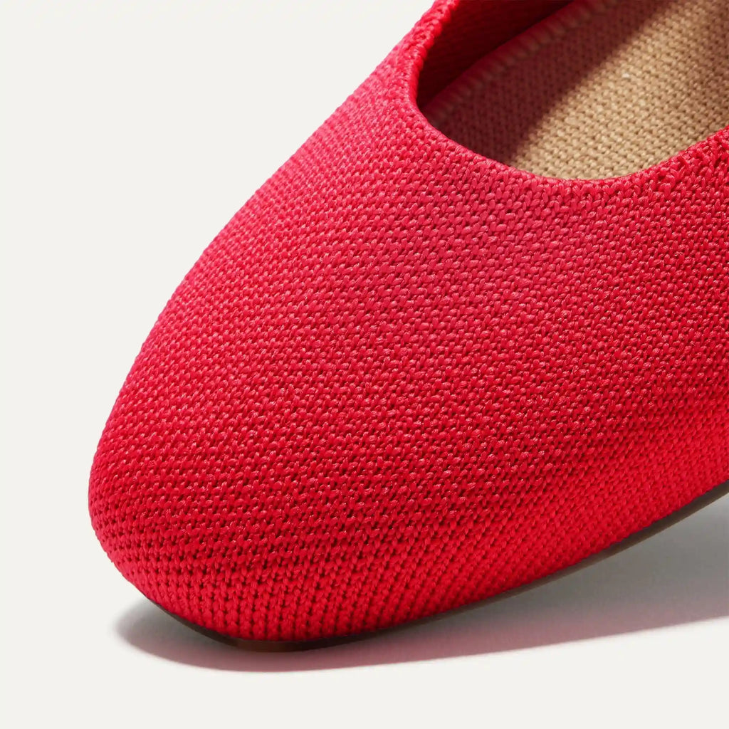 The Square Mary Jane - Lollipop Red