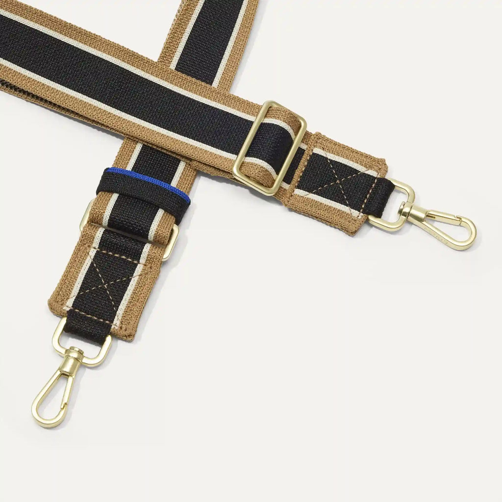 The Crossbody Strap - Khaki Stripe