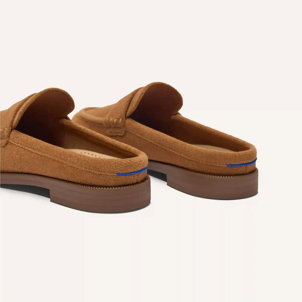 The Penny Loafer Mule - ReVelvet™ Caramel