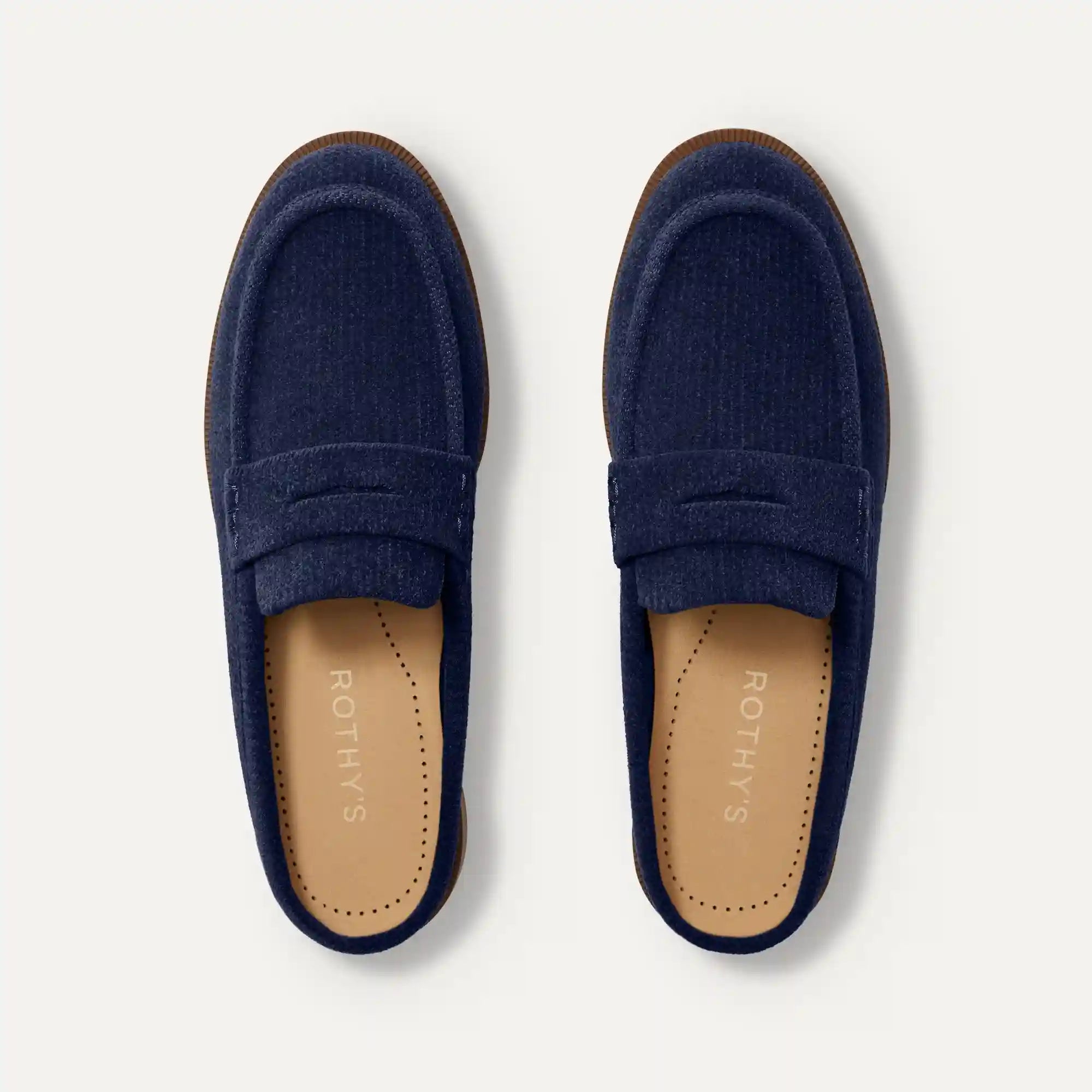 The Penny Loafer Mule - ReVelvet™ Navy