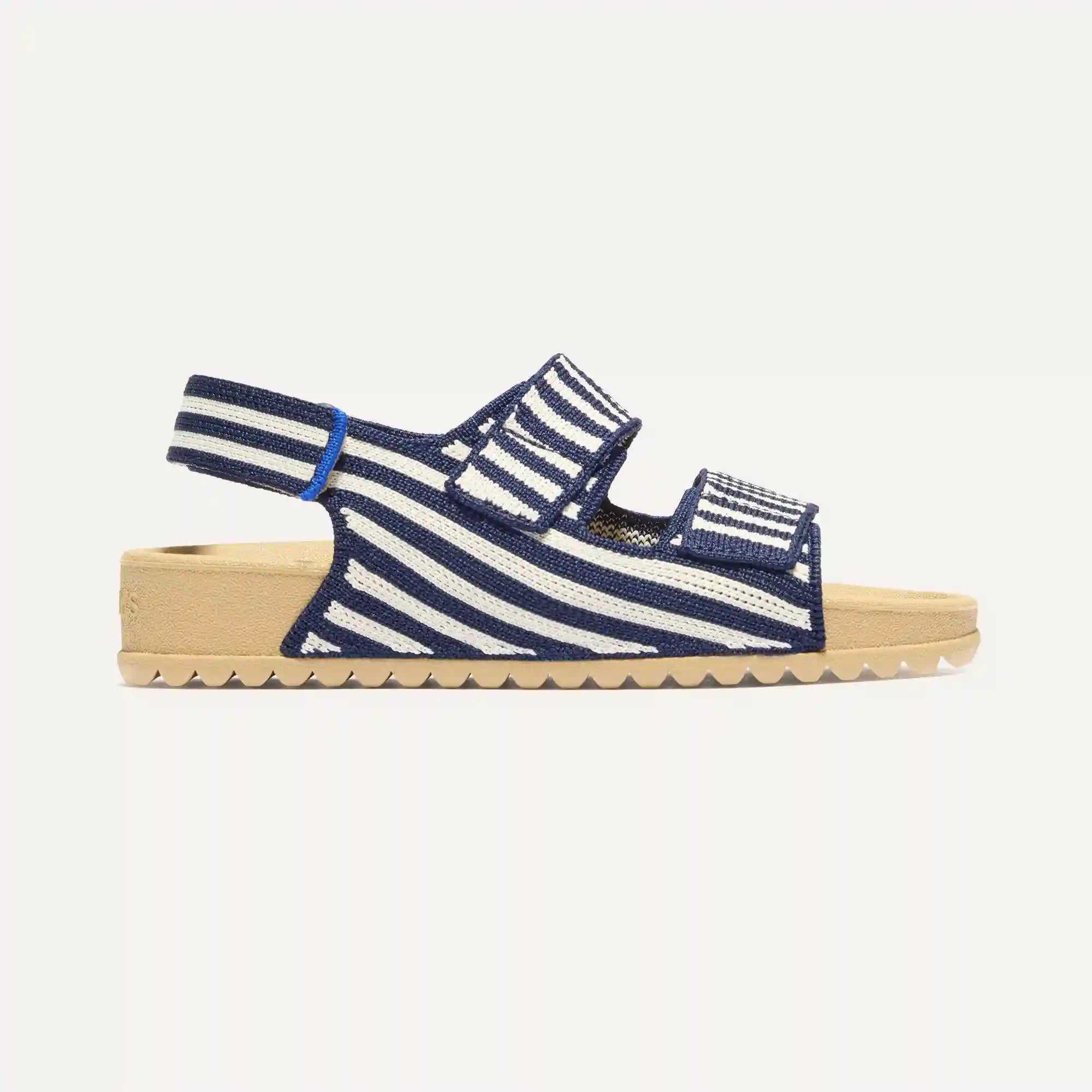 The Kids Double Strap Sandal - Sailor Stripes