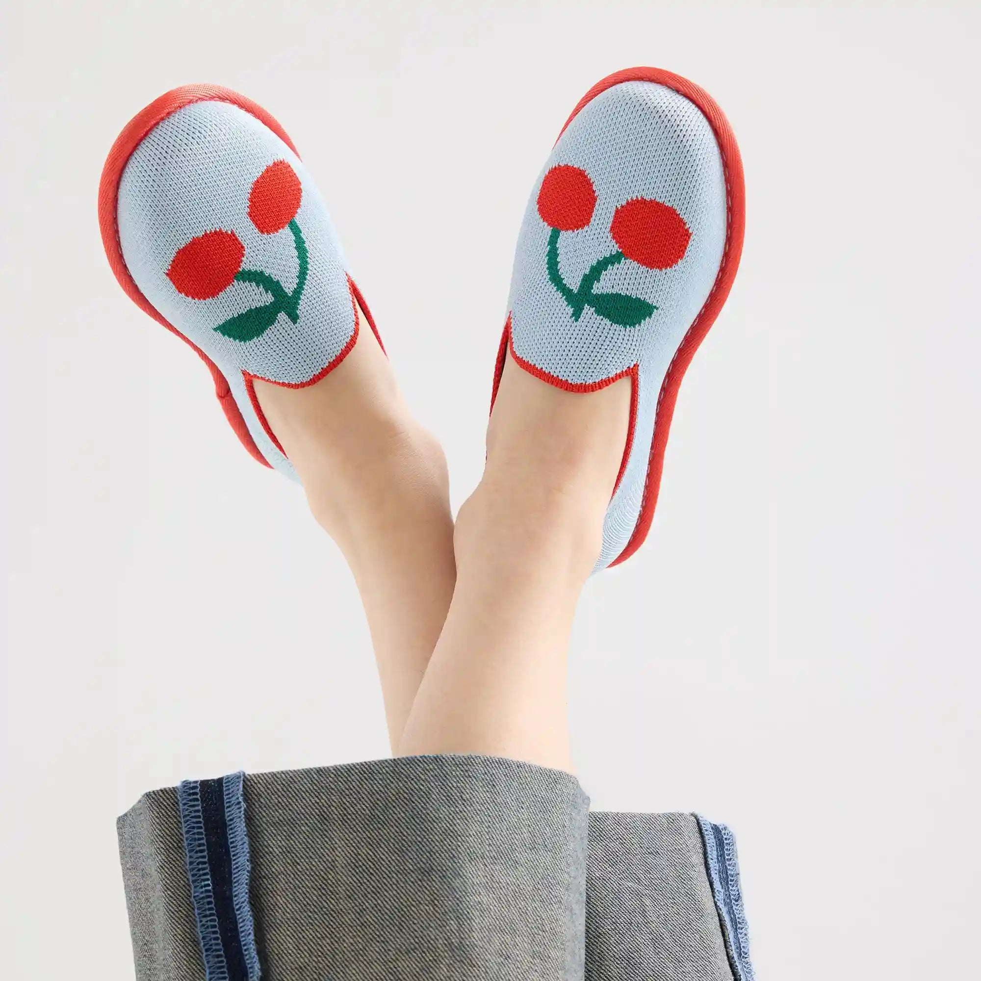 The Mini Loafer (for Kids) - Cherry Blue