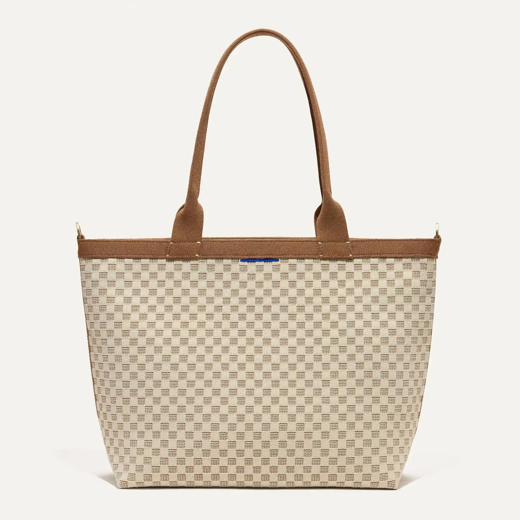 The Lightweight Zip Tote - Vanilla Wafer