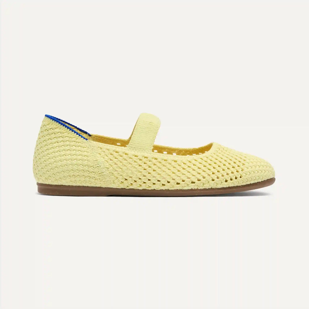 The Kids Mary Jane - Lemonade Open-Knit