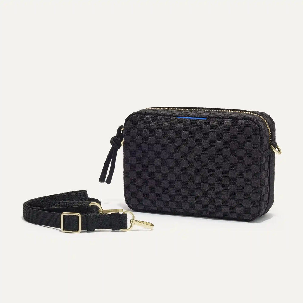 The Crossbody Camera Bag - Black Sand