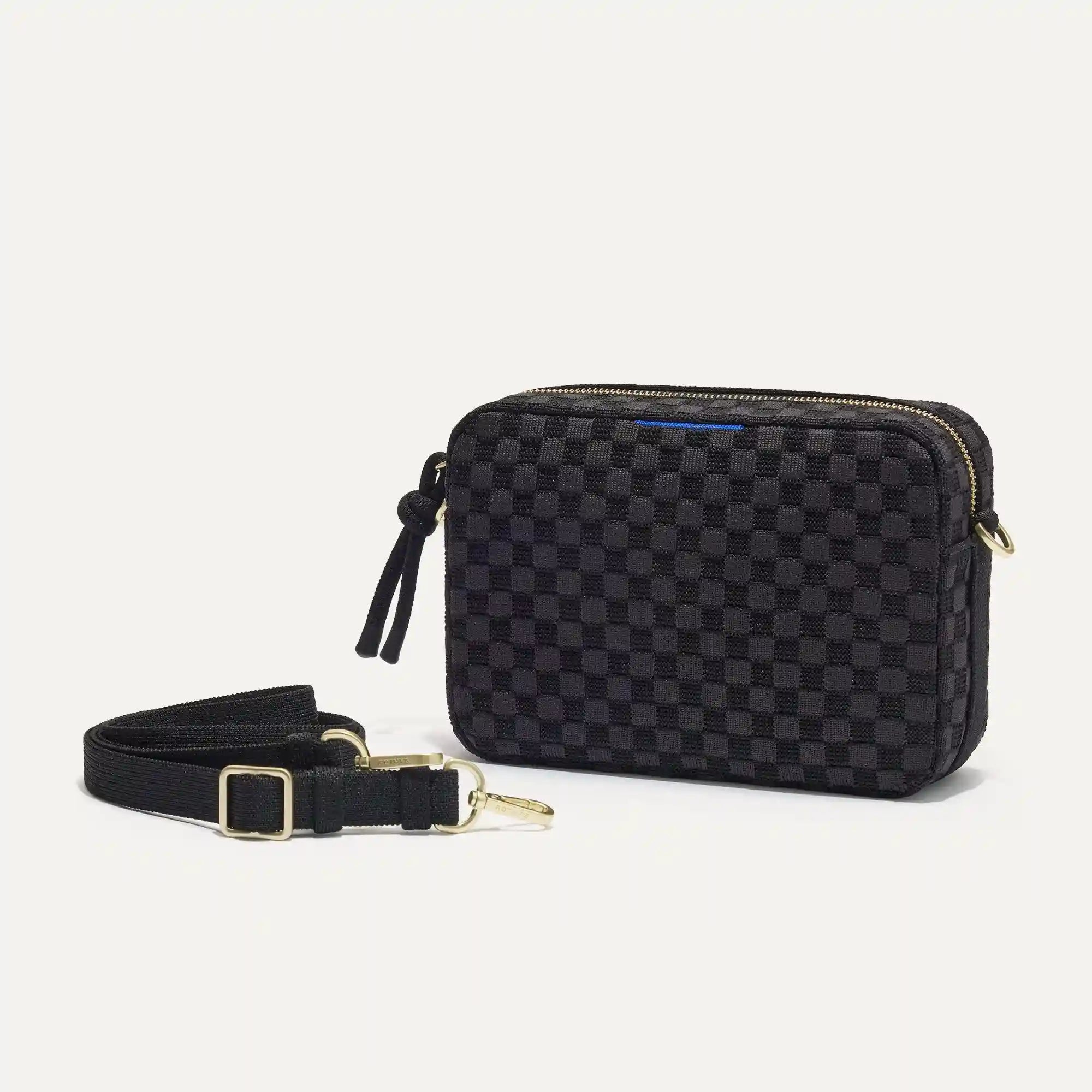 The Crossbody Camera Bag - Black Sand