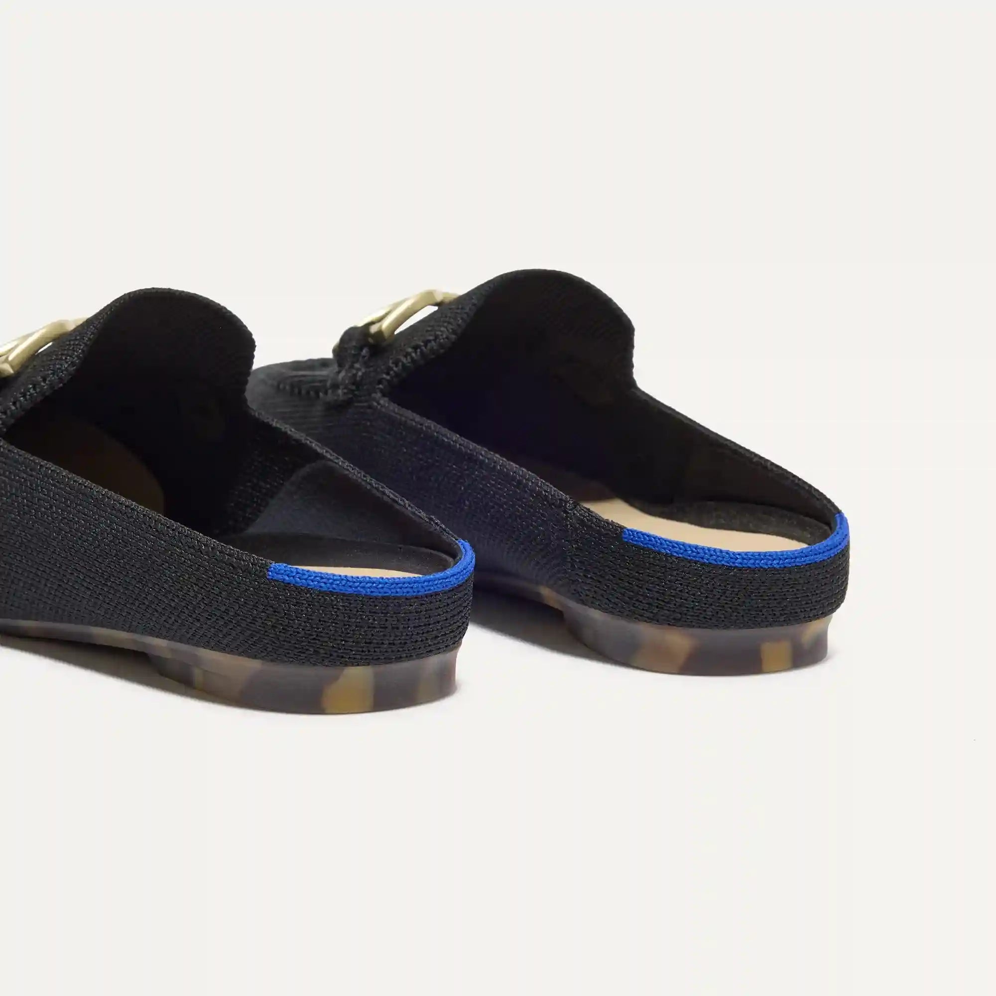 The Double Bit Loafer Mule - Black