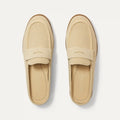 The Penny Loafer Mule - Sandstone Raffia-Knit