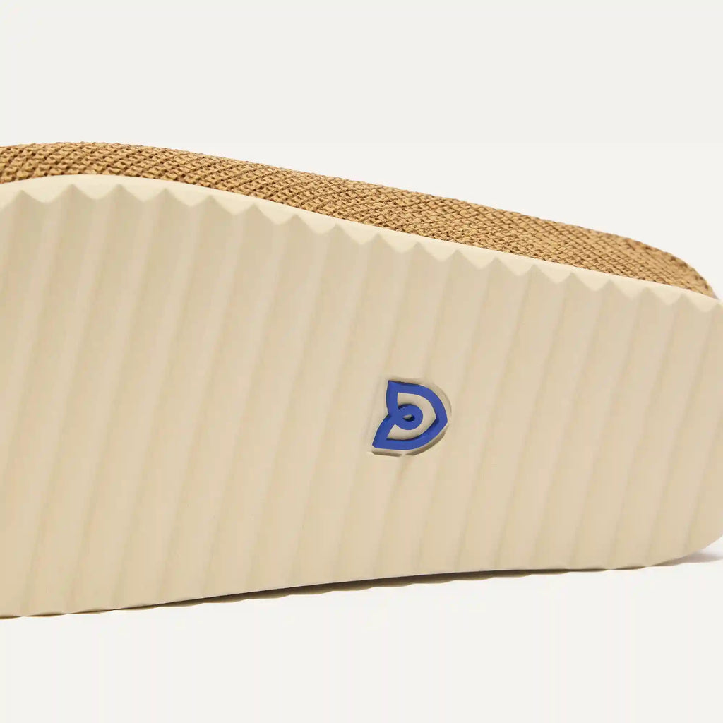 The Casual Clog - Wheat Raffia-Knit