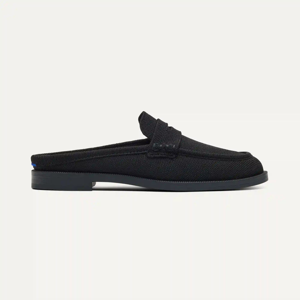 The Penny Loafer Mule - Black