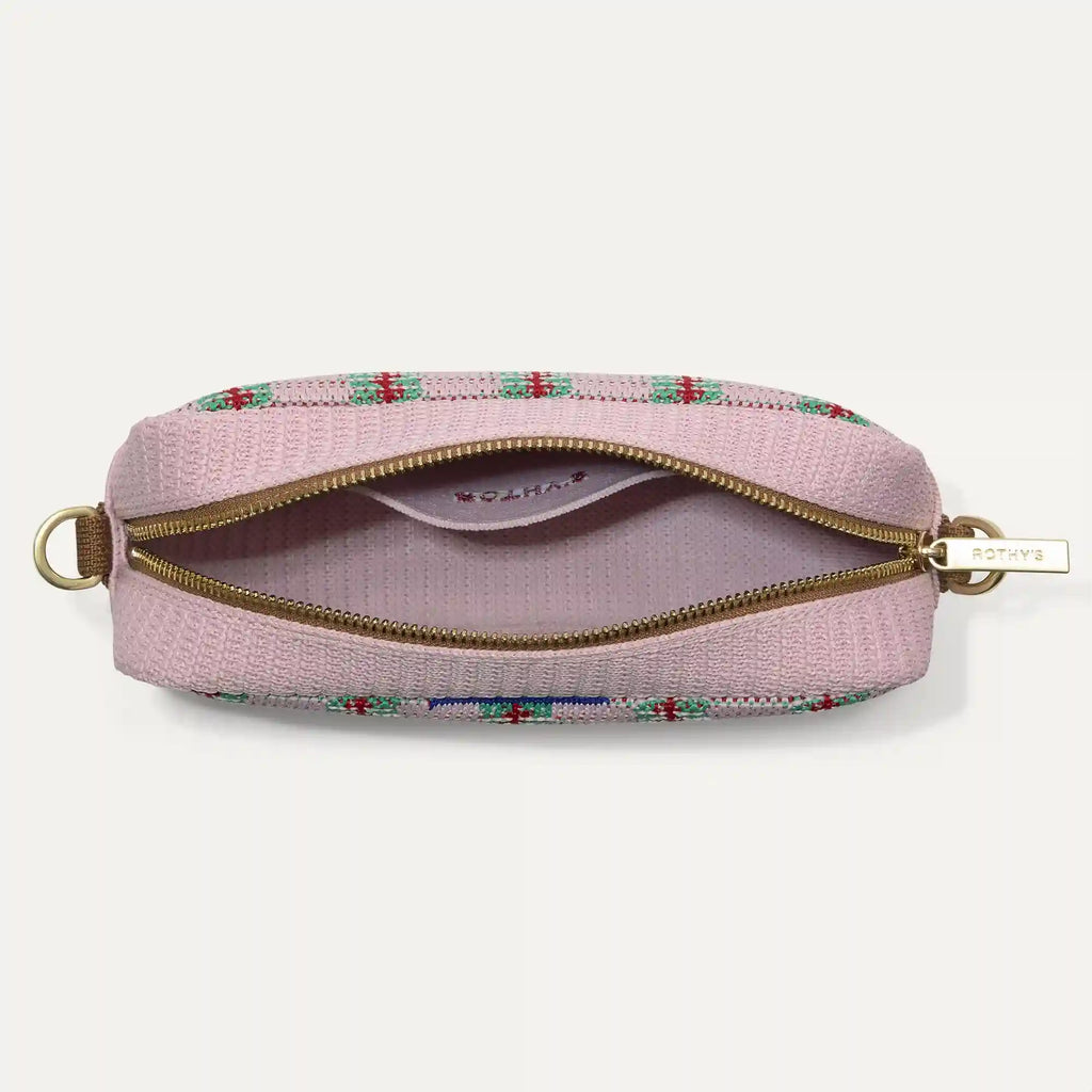 The Crossbody Camera Bag - Watermelon Market Stripe