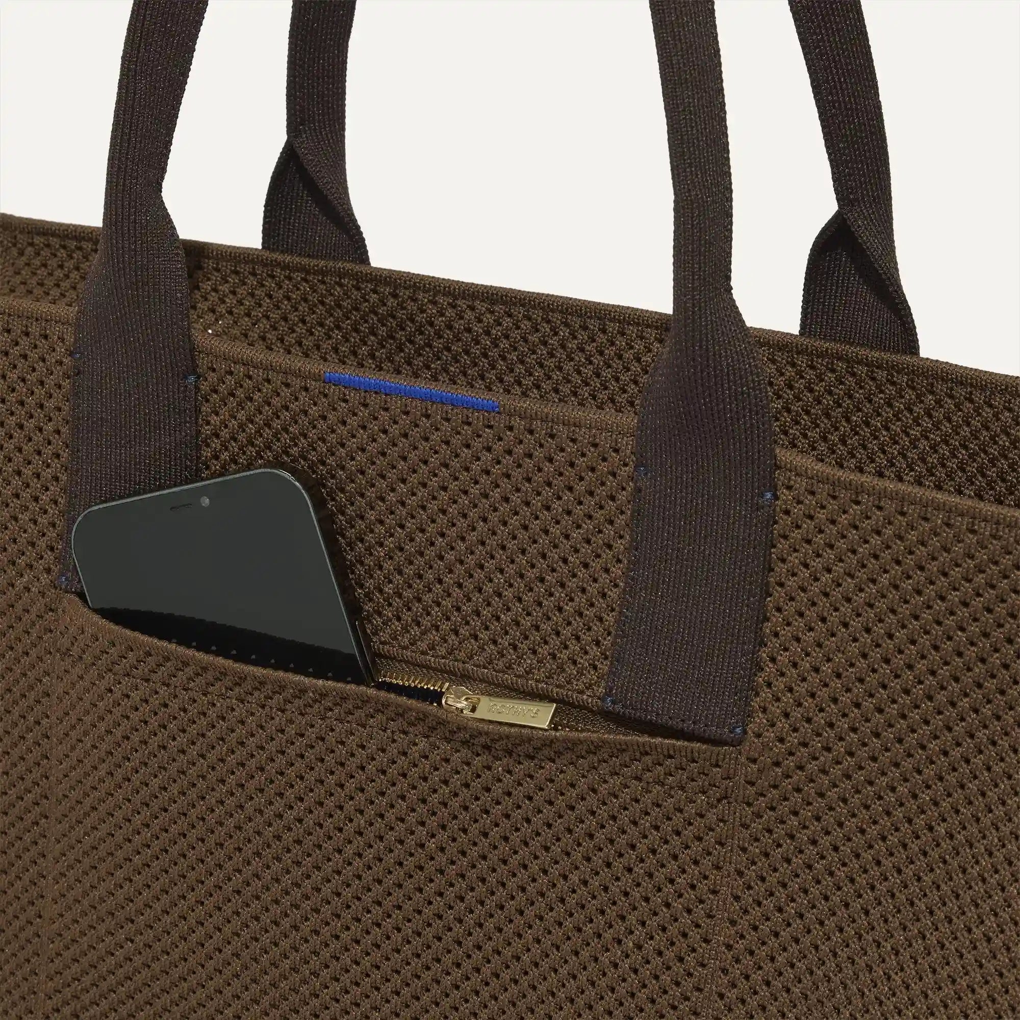 The Classic Tote - Cinnamon Open-Knit