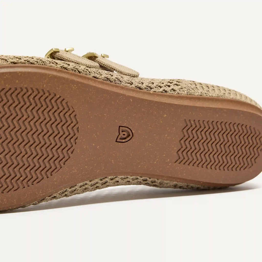 The Double Buckle Mary Jane - Dune Mesh