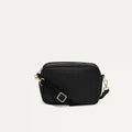 The Crossbody Camera Bag - Black Licorice Open-Knit
