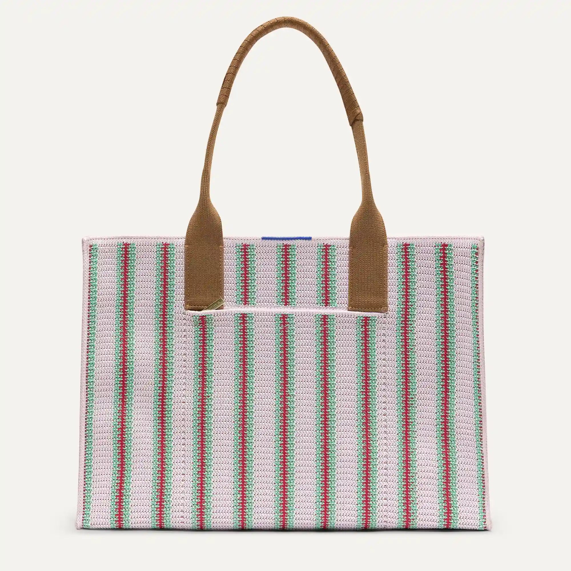 The Classic Tote - Watermelon Market Stripe