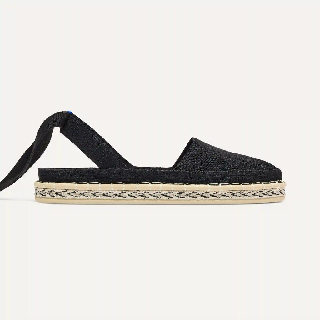 The D'Orsay Espadrille - Black