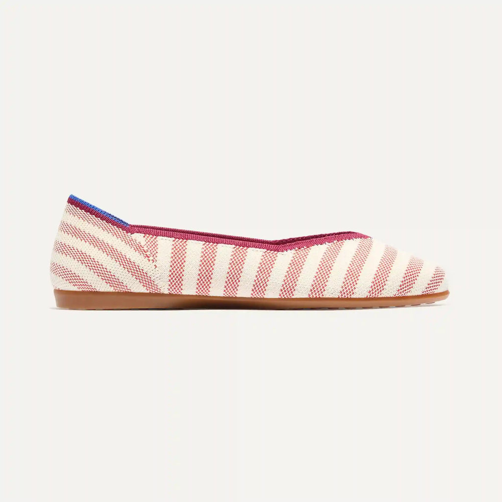 The Daily Flat - Coral Cabana Stripe