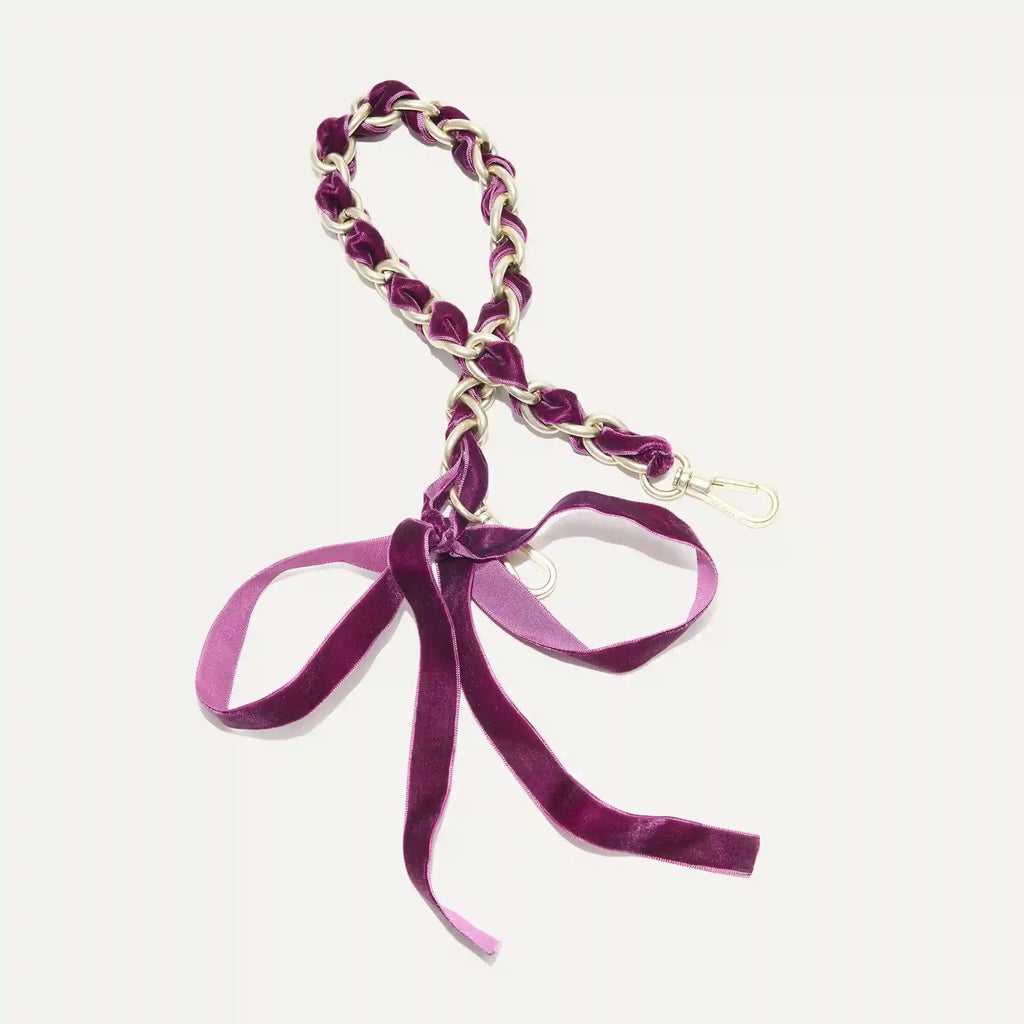 The Shoulder Strap - Velvet Plum Chain