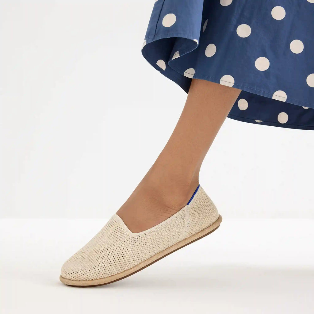 The Cruiser Loafer - White Raffia-Knit