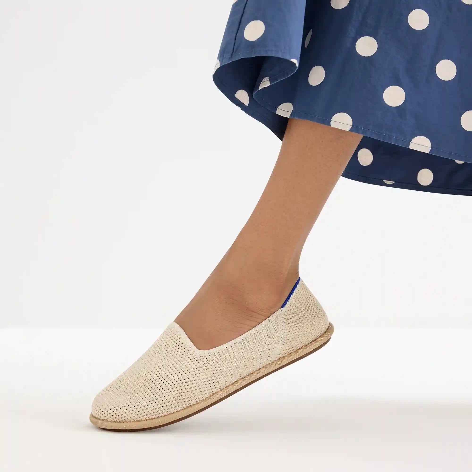 The Cruiser Loafer - White Raffia-Knit