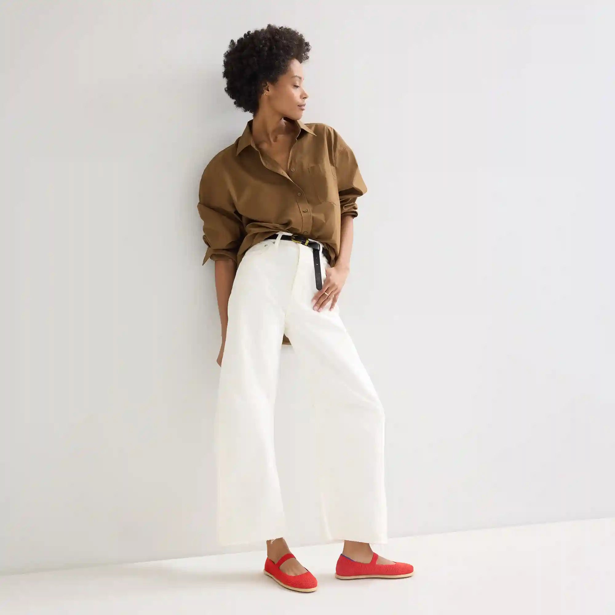 The Cruiser Mary Jane - Poppy Raffia-Knit