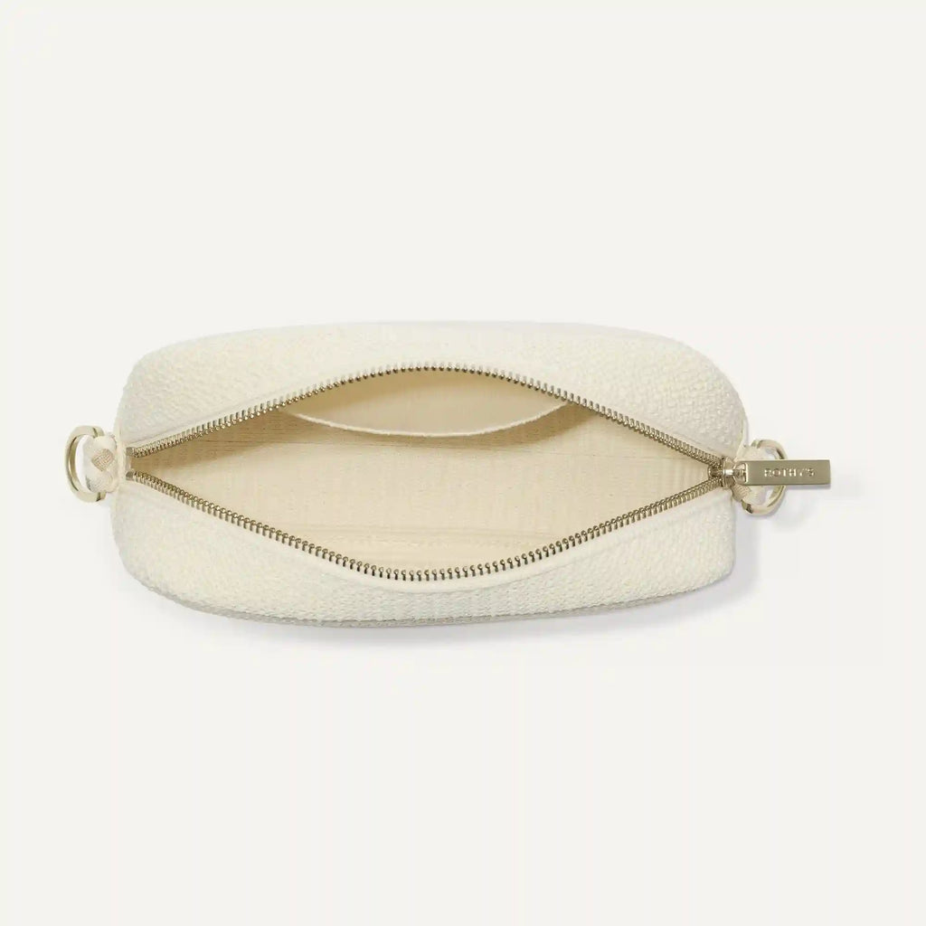 The Crossbody Camera Bag - Cream Twist Open-Knit