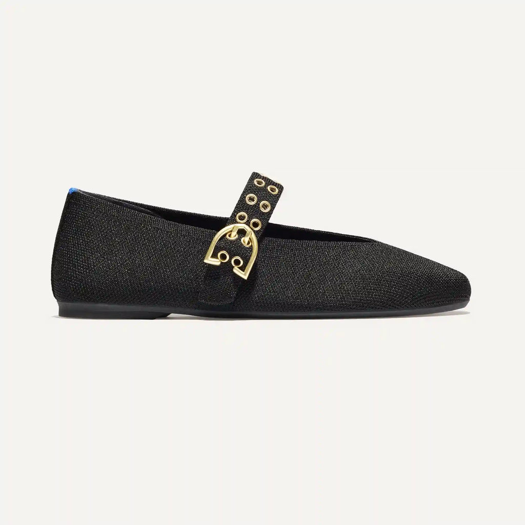 The Max Buckle Mary Jane - Black